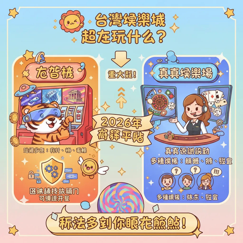 臺灣娛樂城玩什麼？熱門老虎機與真人娛樂場攻略